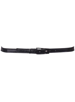 Dorothy Perkins Black skinny snake belt