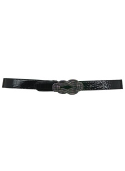 Dorothy Perkins Black snake buckle belt