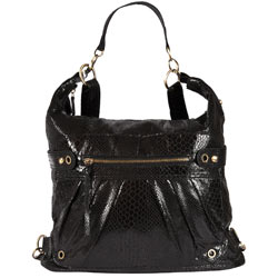 Dorothy Perkins Black snake rucksack