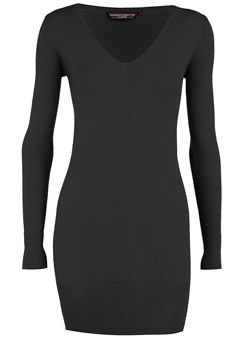 Black soft touch jumper