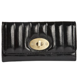 Dorothy Perkins Black stitch purse