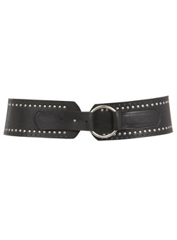 Dorothy Perkins Black stud hip belt