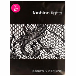 Black swirl net tights