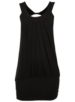 Dorothy Perkins Black twist back tunic