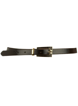 Black vintage square buckle