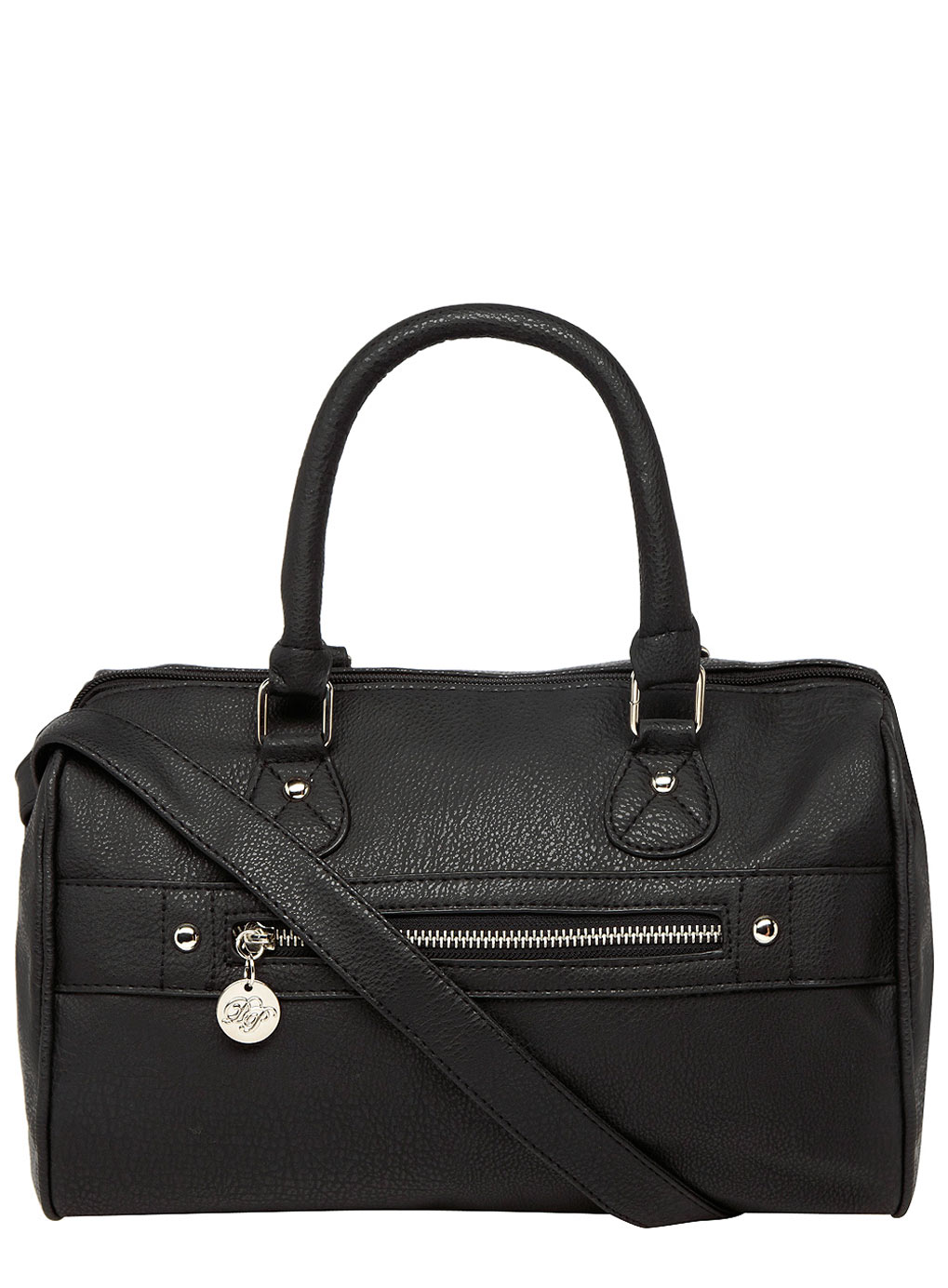 Black zip bowler bag 18335110