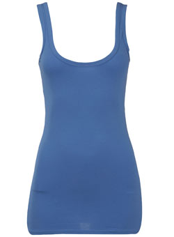 Dorothy Perkins Blue lycra vest