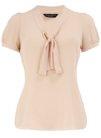 Blush pussybow blouse DP05307216