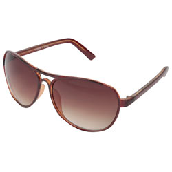 Brown aviator sunglasses