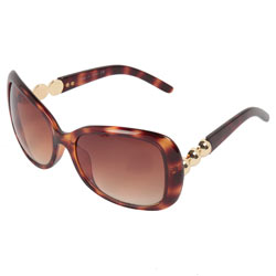 Brown ball detail sunglasses