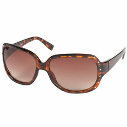 Brown diamante sunglasses