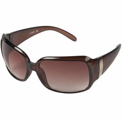 Dorothy Perkins Brown metal bar sunglasses