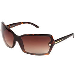 Dorothy Perkins Brown star overlay sunglasses