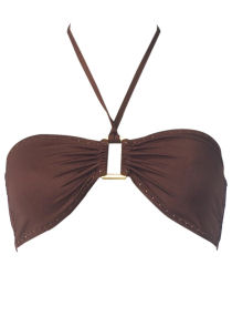 Dorothy Perkins Chocolate bikini top