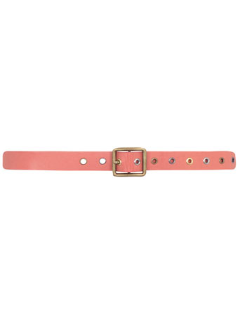 Coral eyelet jean belt