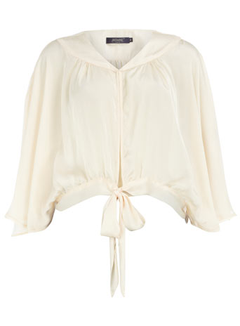 Dorothy Perkins Cream Satin Jacket Blouse DP80000409