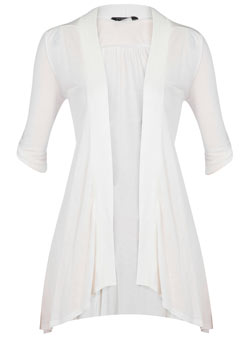 Dorothy Perkins Cream tab sleeve cardigan