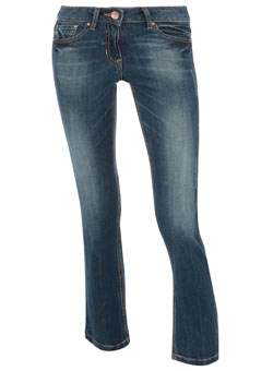 Dorothy Perkins Dark wash straight leg jeans