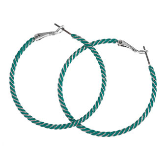 Enamel twist hoop