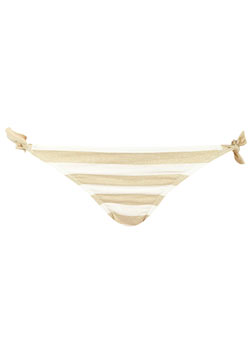 Dorothy Perkins Gold bikini bottoms