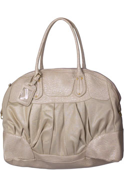 Gold sparkle bowler bag