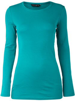 Dorothy Perkins Green crew neck top