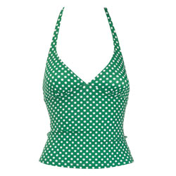 Dorothy Perkins Green spot tankini