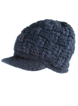 Ink slouchy baker boy hat