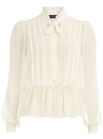 Dorothy Perkins Ivory victoriana blouse DP05326682