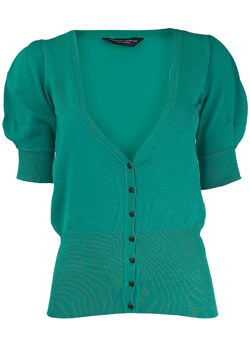 Jade ruched sleeve cardigan