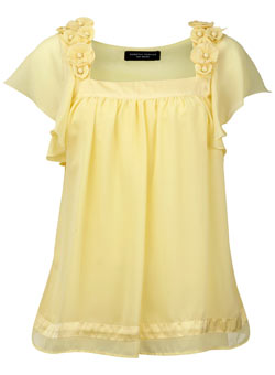 Dorothy Perkins Lemon flower gem top