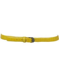 Dorothy Perkins Lime croc buckle belt