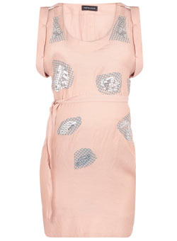 Dorothy Perkins Mamalicious nude sequin tunic