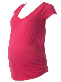 Dorothy Perkins Maternity pink keyhole back top