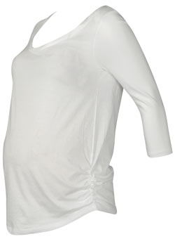 Dorothy Perkins Maternity white twist top