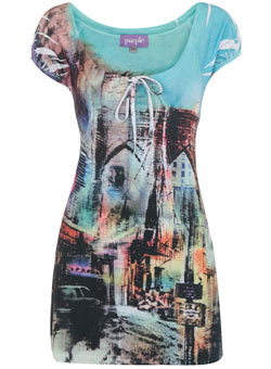 Dorothy Perkins Multi digital print top