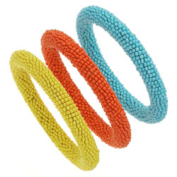 Multi Seed Bead Bangle