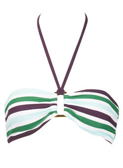 Dorothy Perkins Multi stripe bandeau top