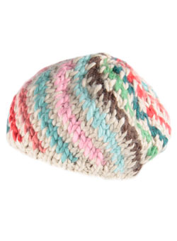 Multi swirl slouchy beret