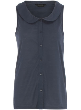 Dorothy Perkins Navy peterpan blouse
