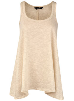 Dorothy Perkins Oatmeal drape front vest