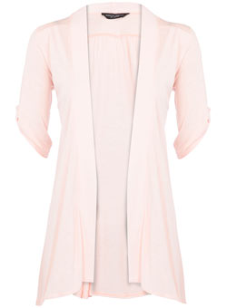 Dorothy Perkins Peach tab sleeve cardigan