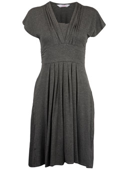 Dorothy Perkins Petite grey jersey dress