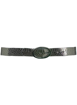 Dorothy Perkins Pewter oval buckle belt