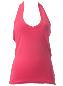 Dorothy Perkins Pink v-neck halter top