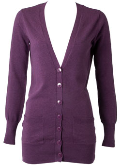 Dorothy Perkins Purple Cardigan