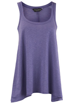 Dorothy Perkins Purple drape front vest