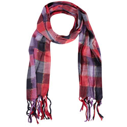 Dorothy Perkins Purple lurex check scarf