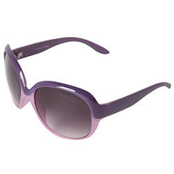 Purple oversized sunglasses