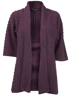 Dorothy Perkins Purple stitch cardigan